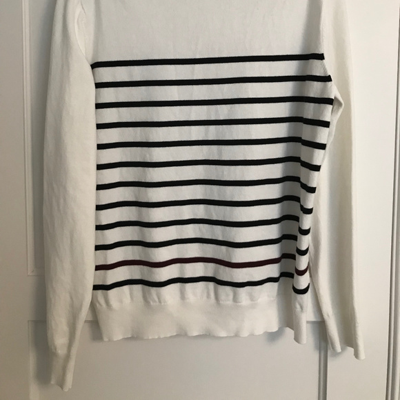 Black Brown 1826 Striped Pullover - Picture 5 of 6